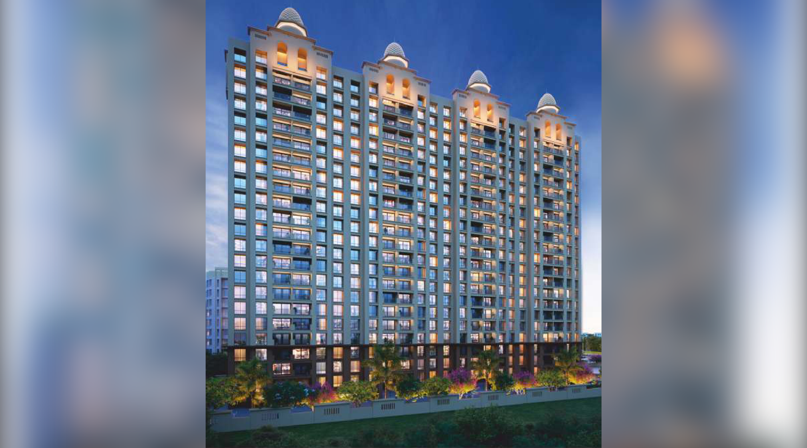 Gagan-Myra-Elevation-Evening-View